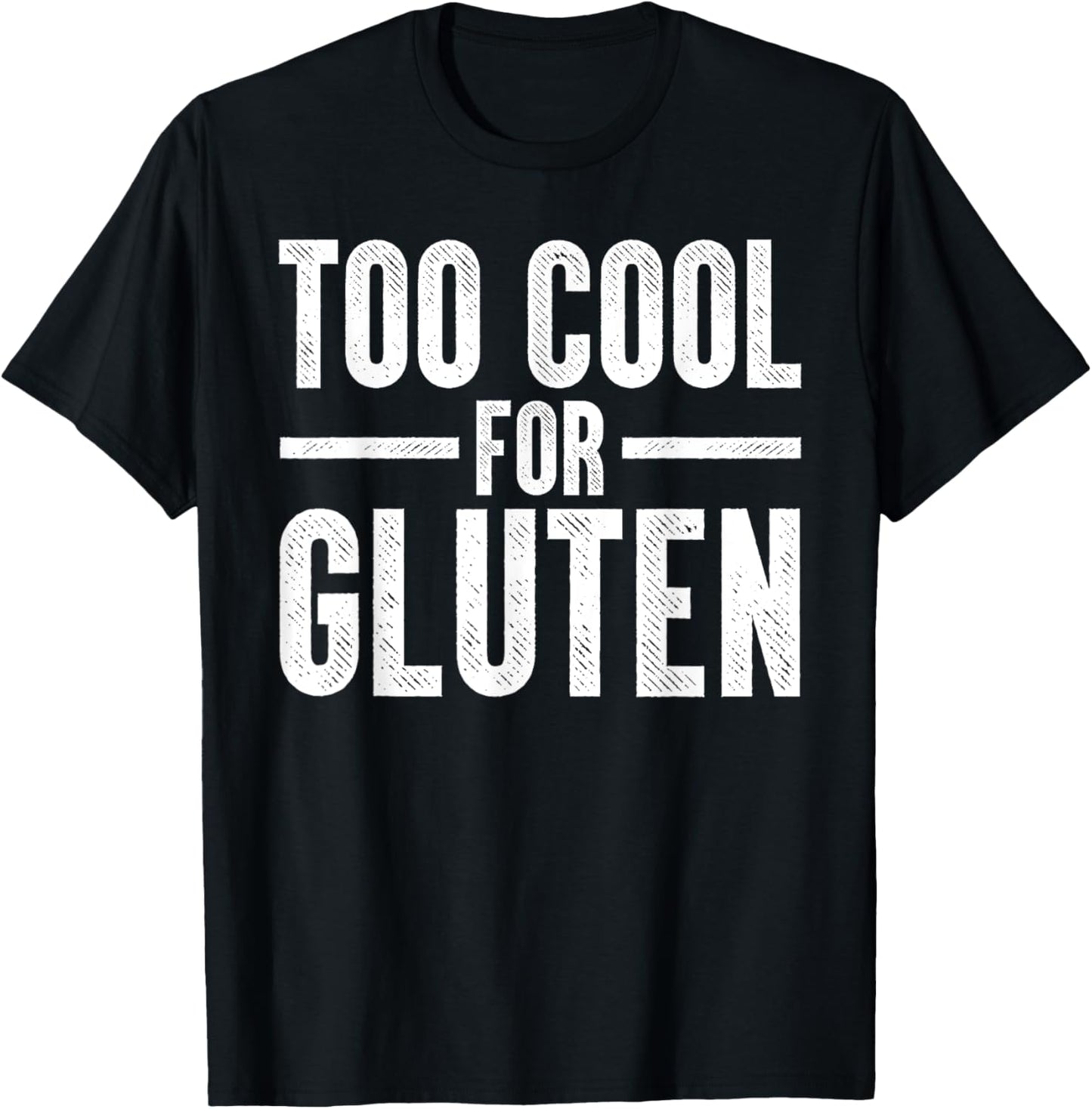 Funny Gluten Free Art For Boys Girls Men Celiac Awareness T-Shirt - T-Shirt | Black