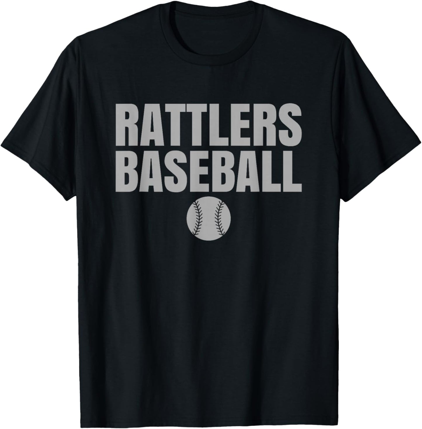 Mount Pleasant Rattlers Baseball T-Shirt - T-Shirt | Black