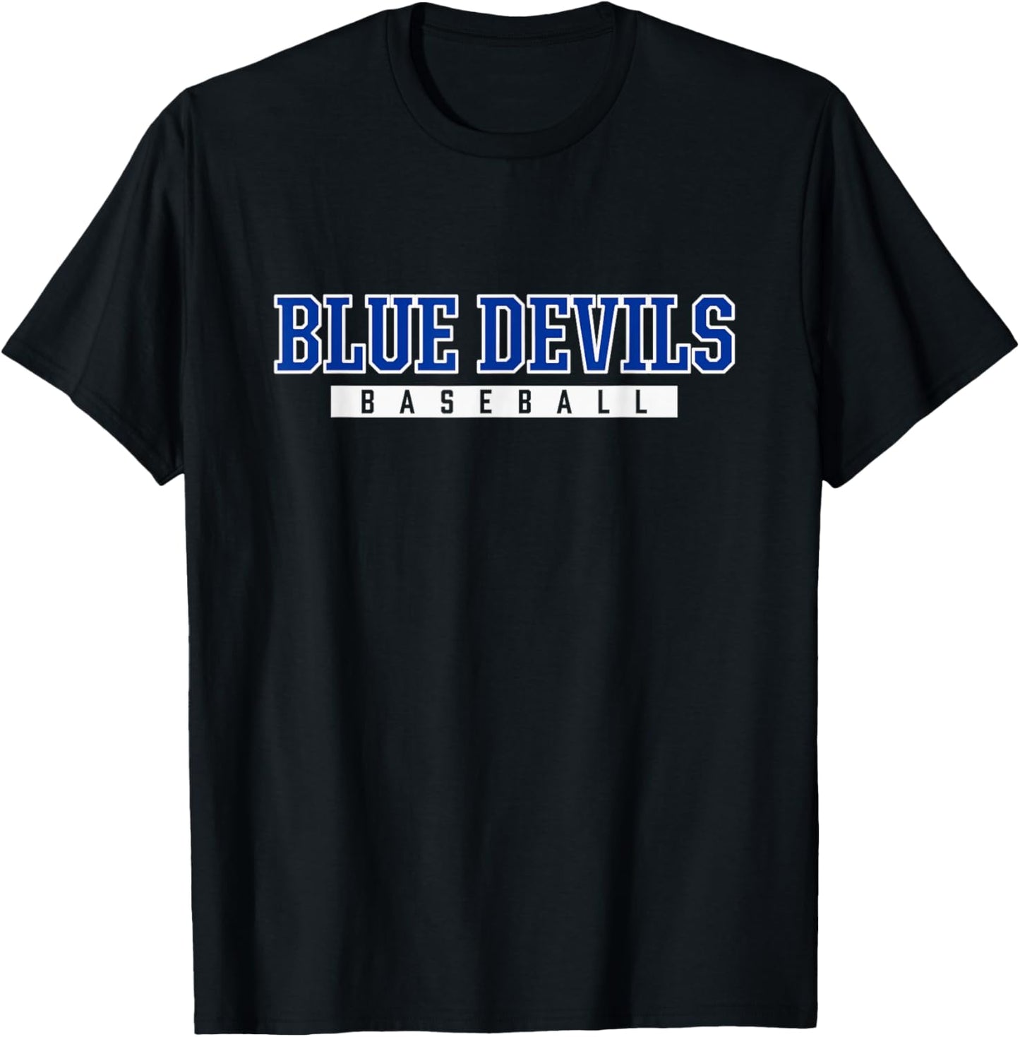 Etowah Blue Devils Baseball T-Shirt - T-Shirt | Black