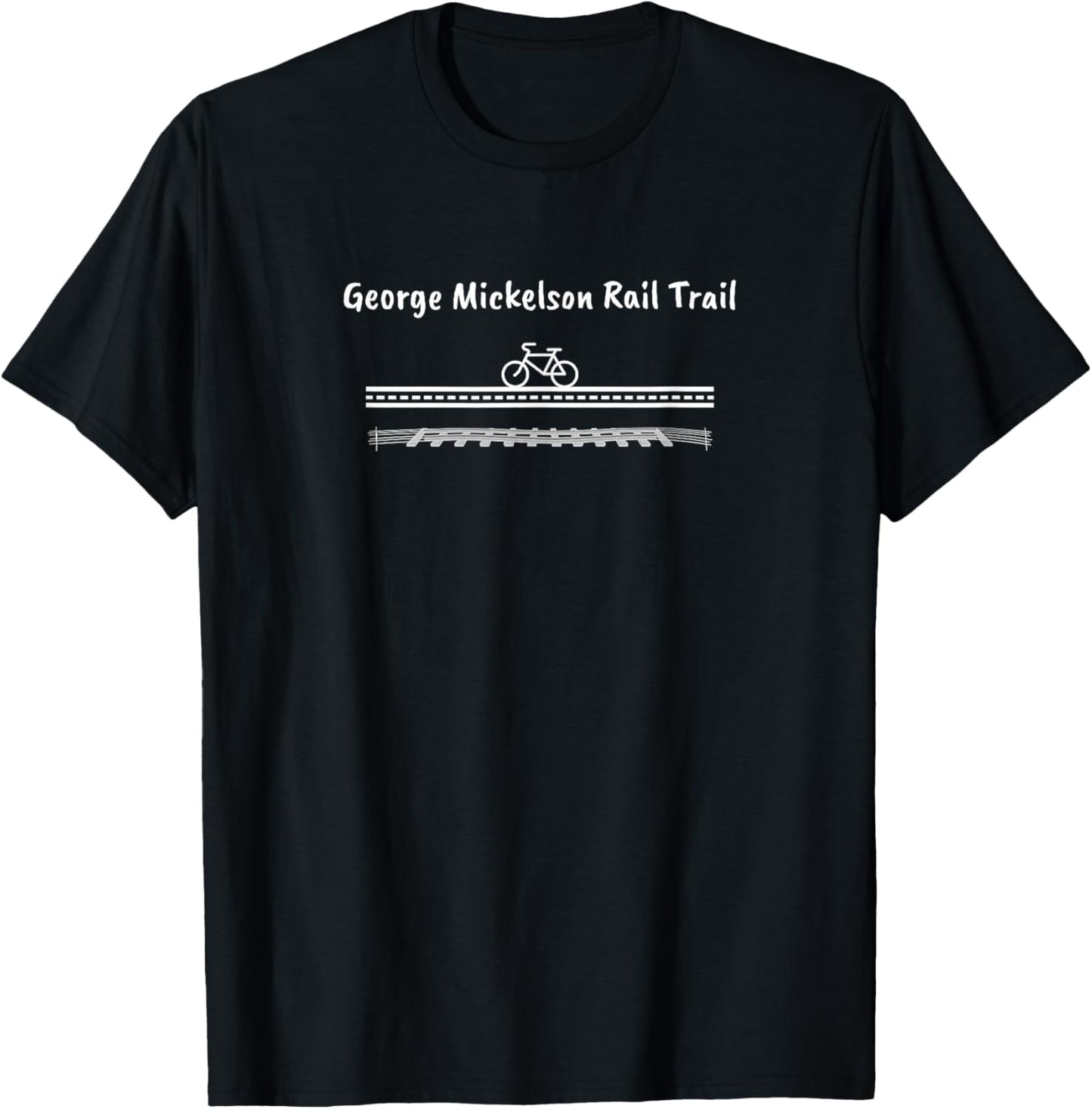 George S. Mickelson Rail Trail T-Shirt - T-Shirt | Black