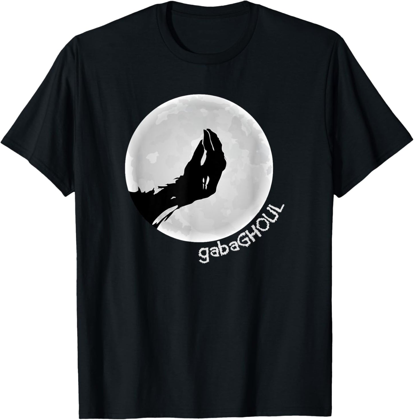 Gabaghoul, Funny Italian Halloween Ghoul, Ghost T-Shirt - T-Shirt | Black