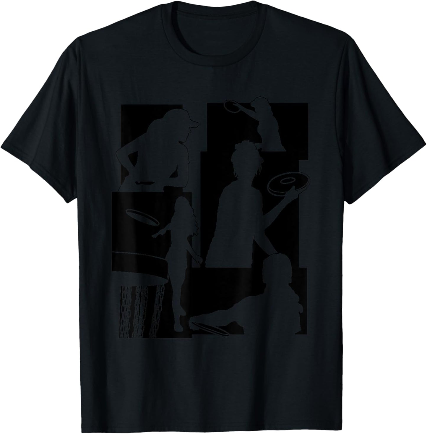 Funny Disc Golf Player Cool Flying Disk Sports Enthusiast T-Shirt - T-Shirt | Black