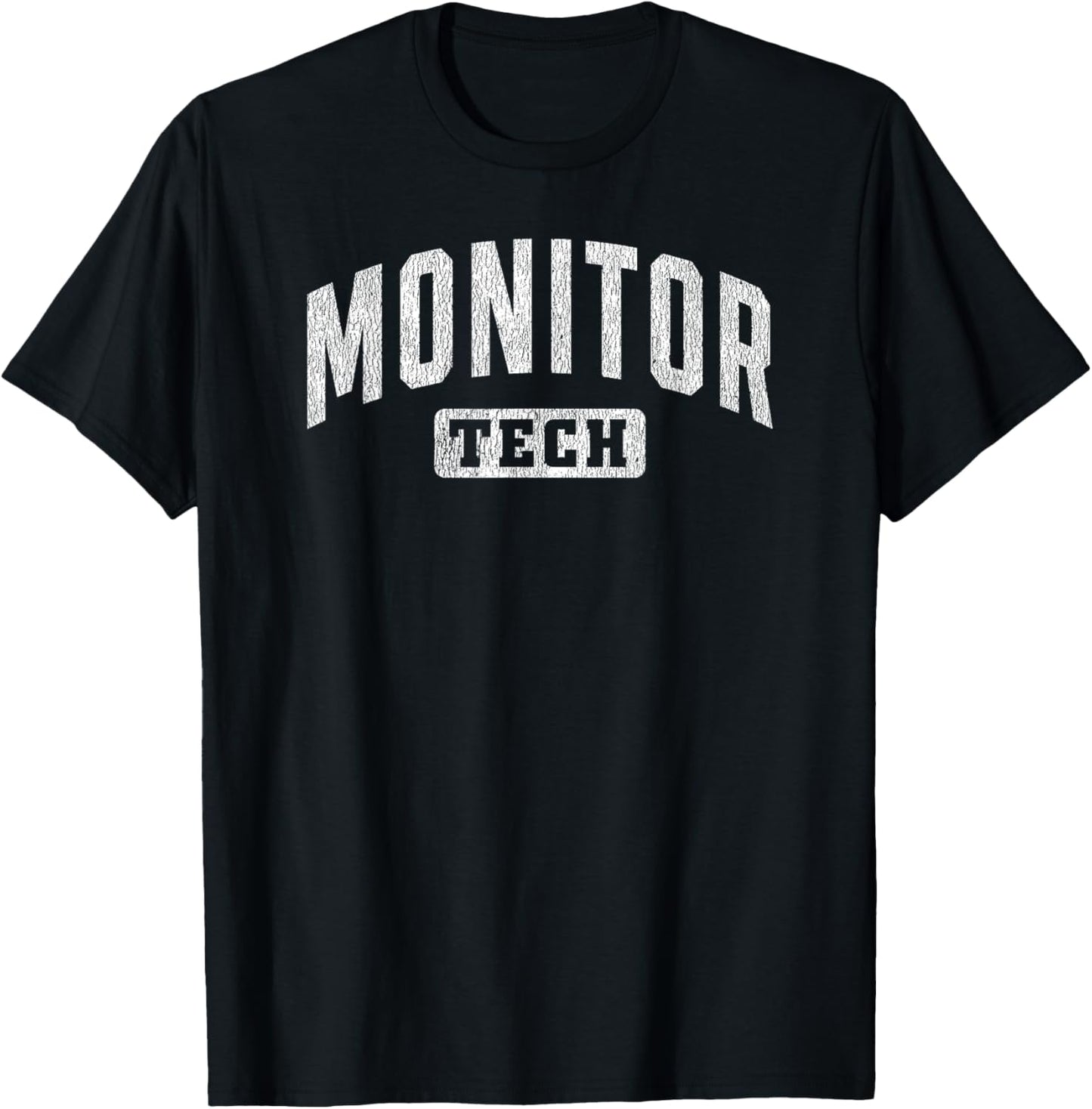 Monitor Tech EKG Cardiac Monitor Technician T-Shirt - T-Shirt | Black