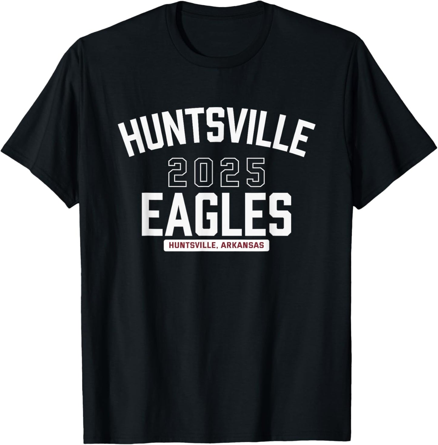Huntsville Eagles Huntsville, Arkansas 2025 T-Shirt - T-Shirt | Black