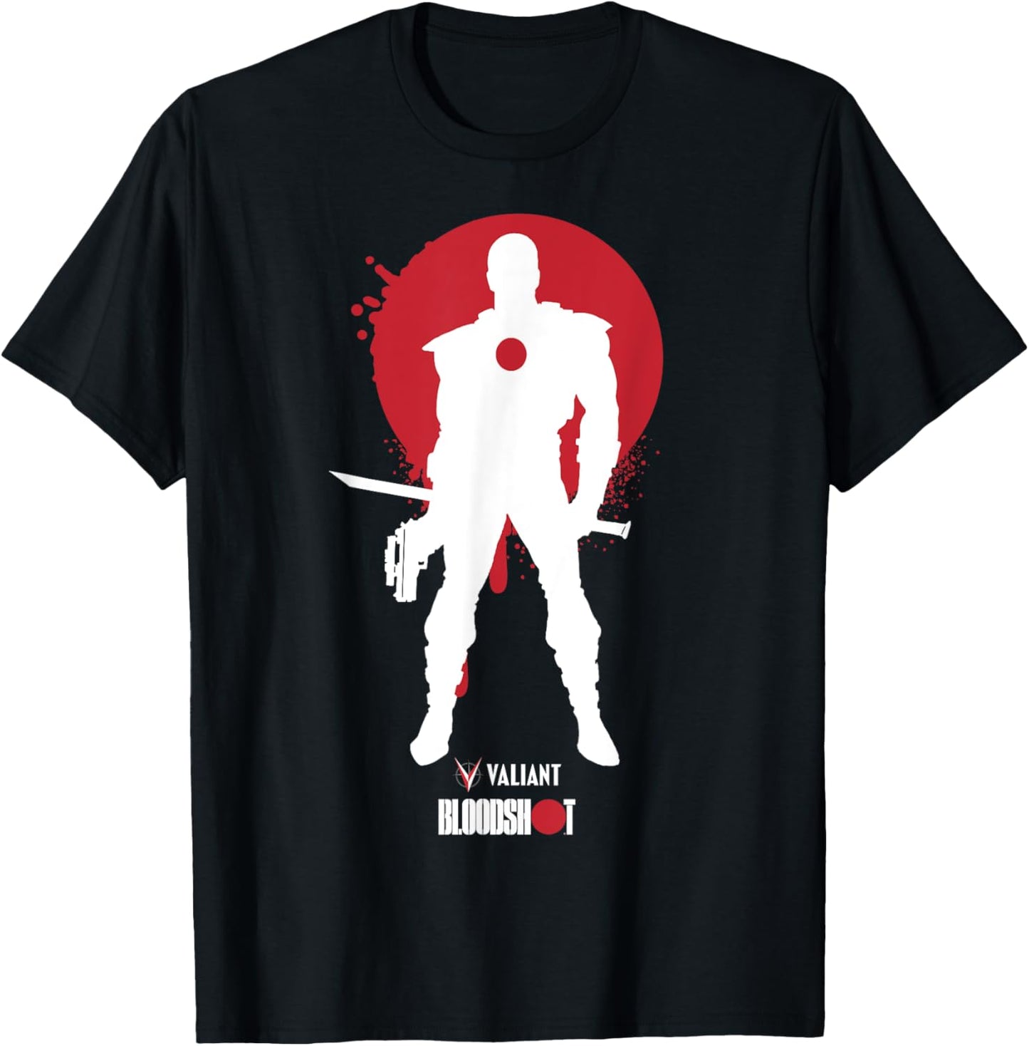 Valiant - Designs Bloodshot, a Digital Soldier T-Shirt - T-Shirt | Black