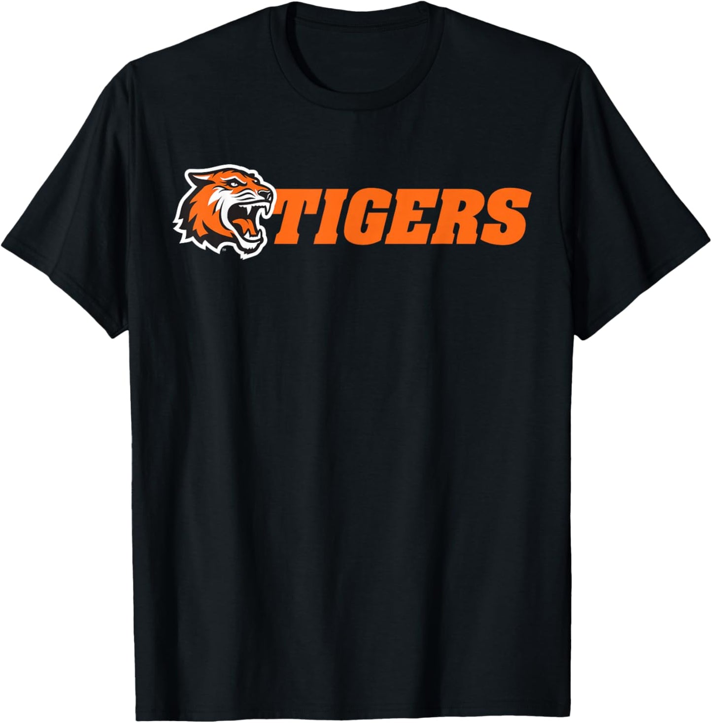 Rochester Institute of Technology RIT Tigers Logo T-Shirt - T-Shirt | Black