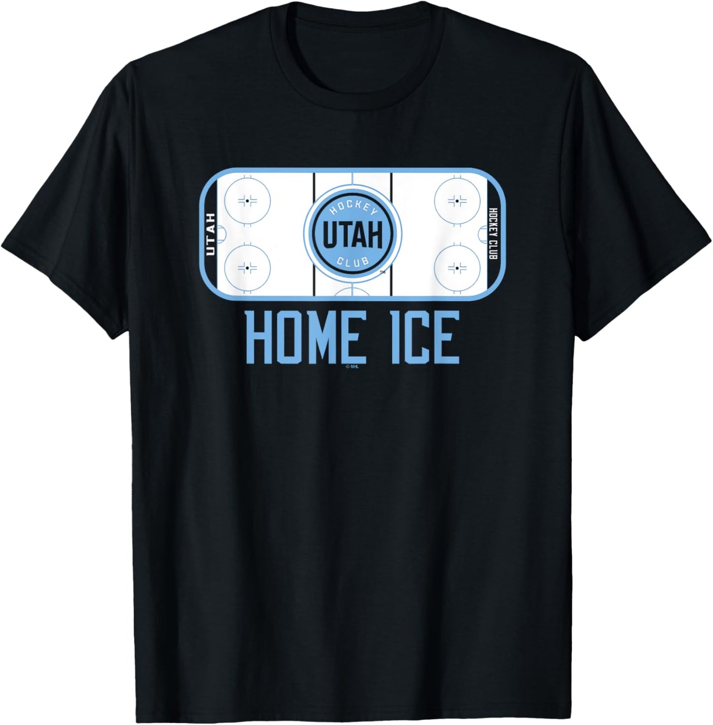 Utah Hockey Club Home Ice Black Officially Licensed T-Shirt - T-Shirt | Black
