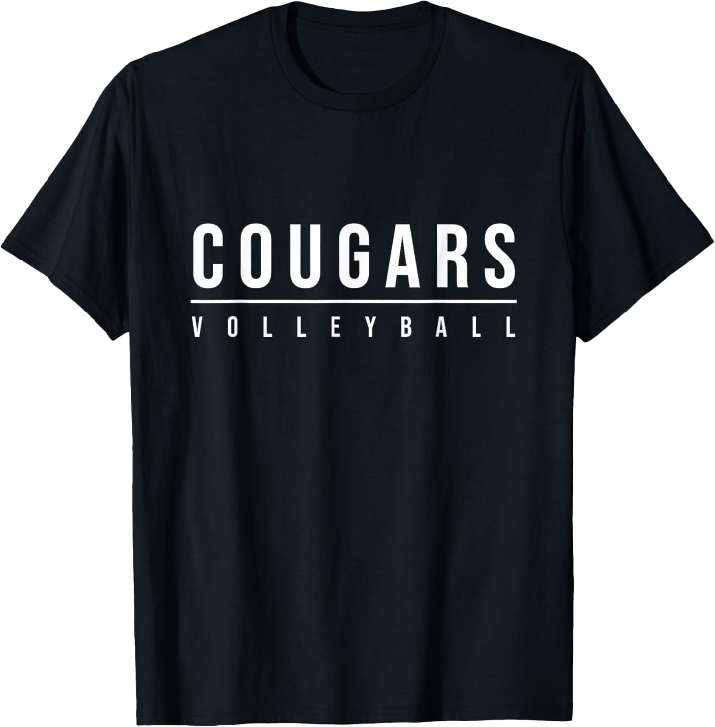 Cougars Volleyball T-Shirt - T-Shirt | Black