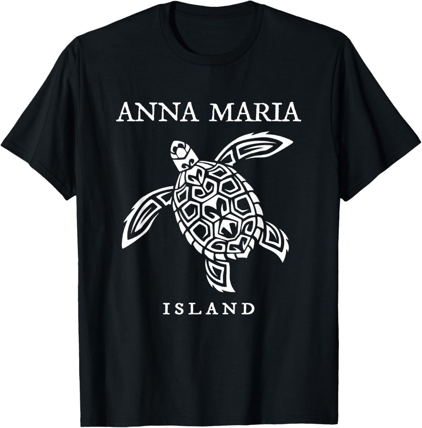 Anna Maria Island Florida Sea Turtle Vacation Souvenir T-Shirt - T-Shirt | Black