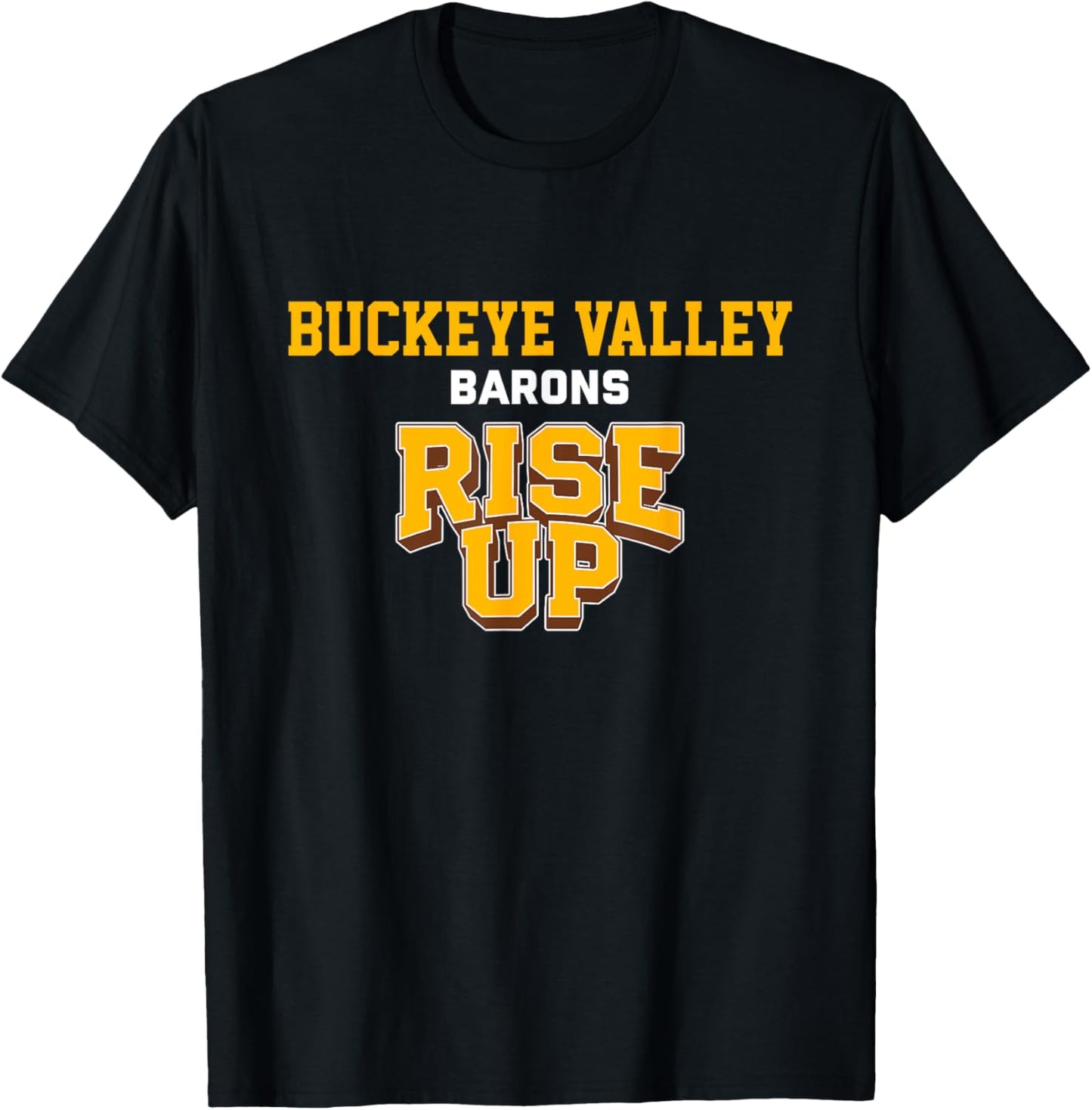 Buckeye Valley Barons Rise Up HS T-Shirt - T-Shirt | Black
