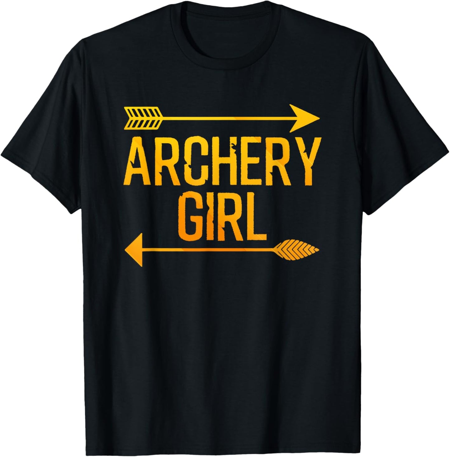 Cool Archery Art For Girls Women Crossbow Bow Hunting Archer T-Shirt - T-Shirt | Black