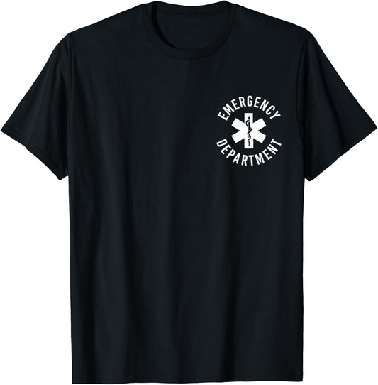 Emergency Room Registered Nurse Hospital RN Staff ER Nurse T-Shirt - T-Shirt | Black