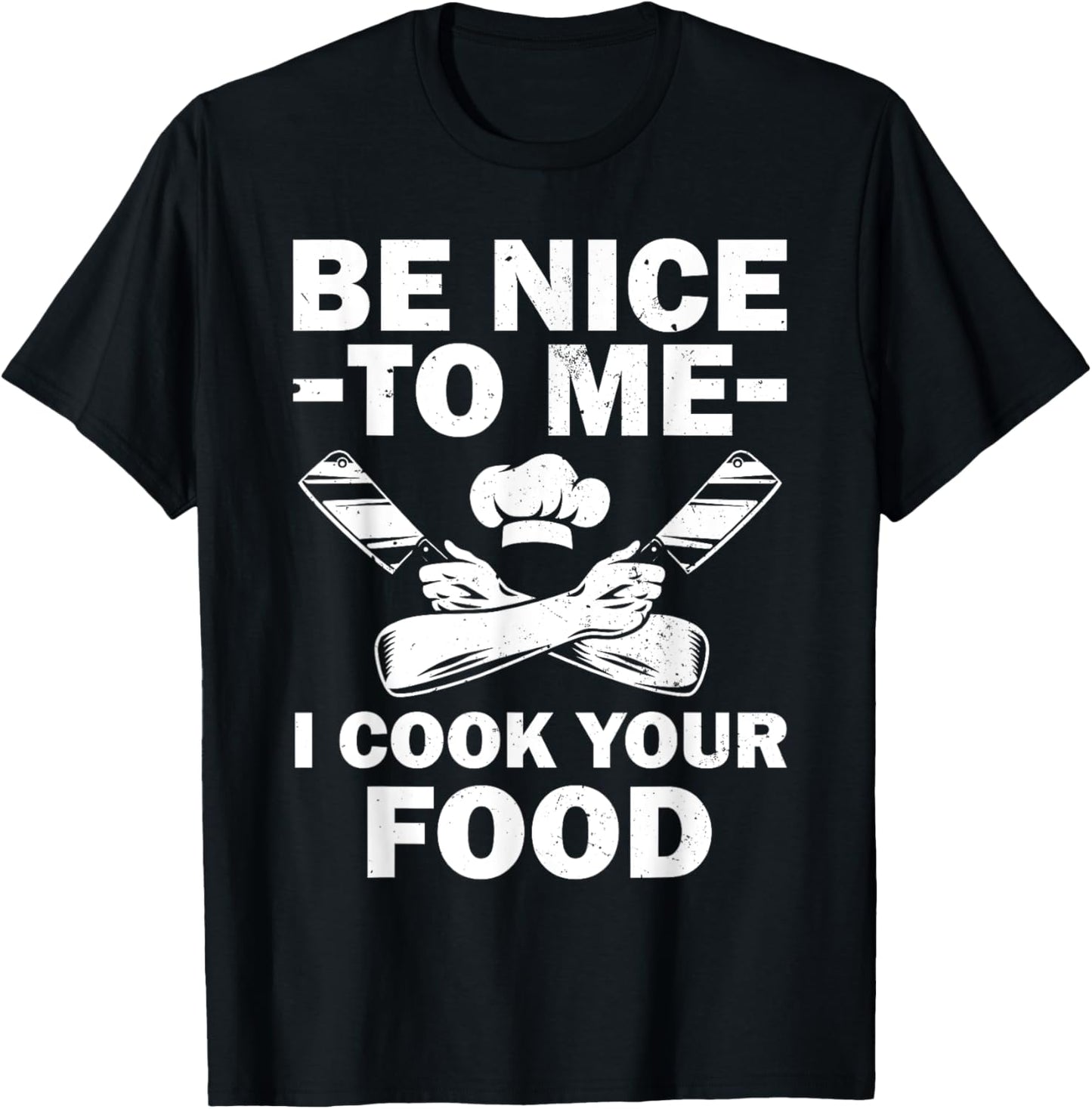 Funny Chef Design Women Cooking Culinary Cook Chef T-Shirt - T-Shirt | Black