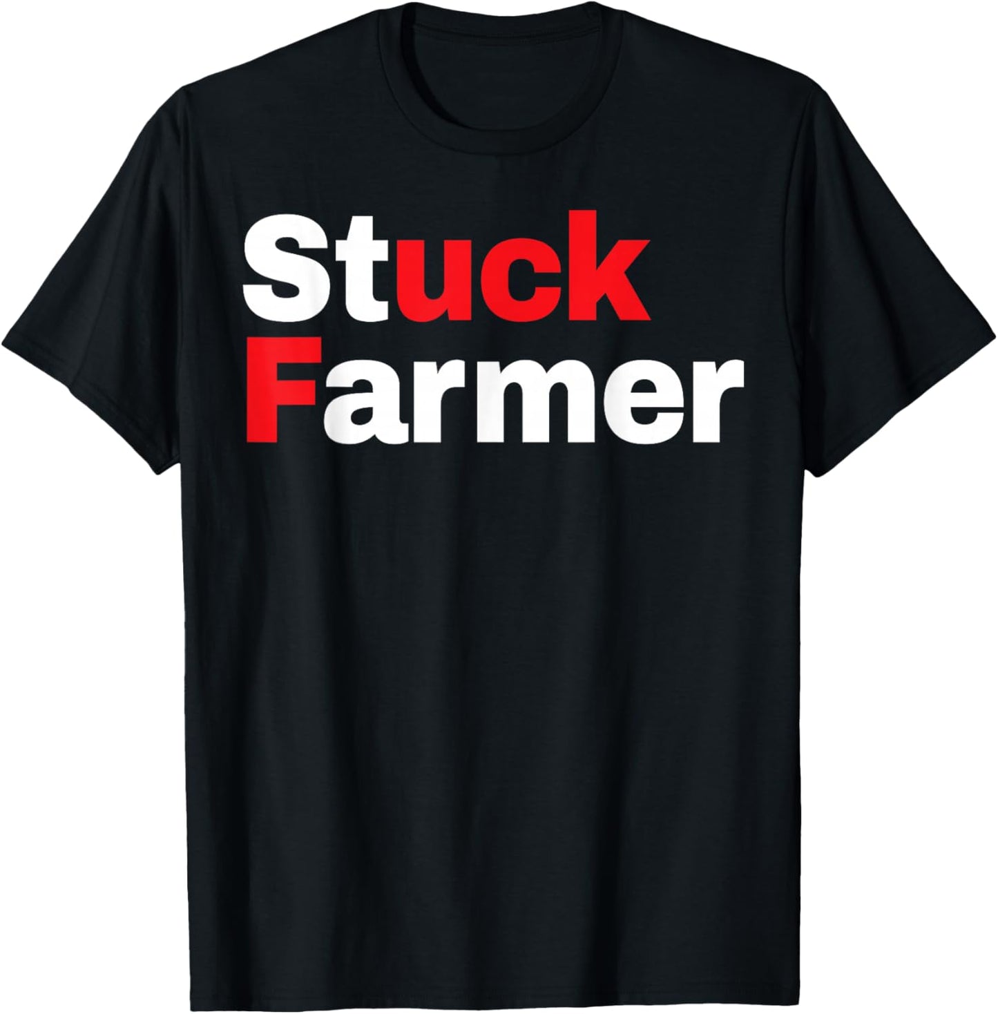Stuck Farmer T-Shirt - T-Shirt | Black
