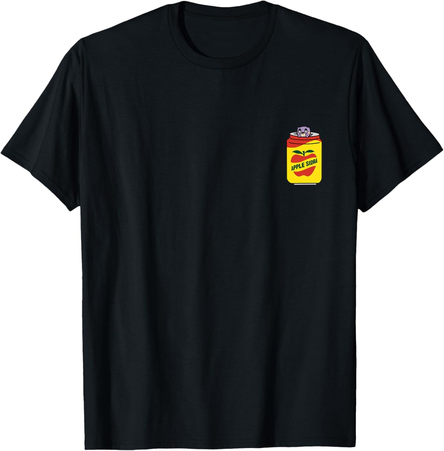 Cute Purple Dinobean Apple Soda Sidra Taiwan Pop drink T-Shirt - T-Shirt | Black