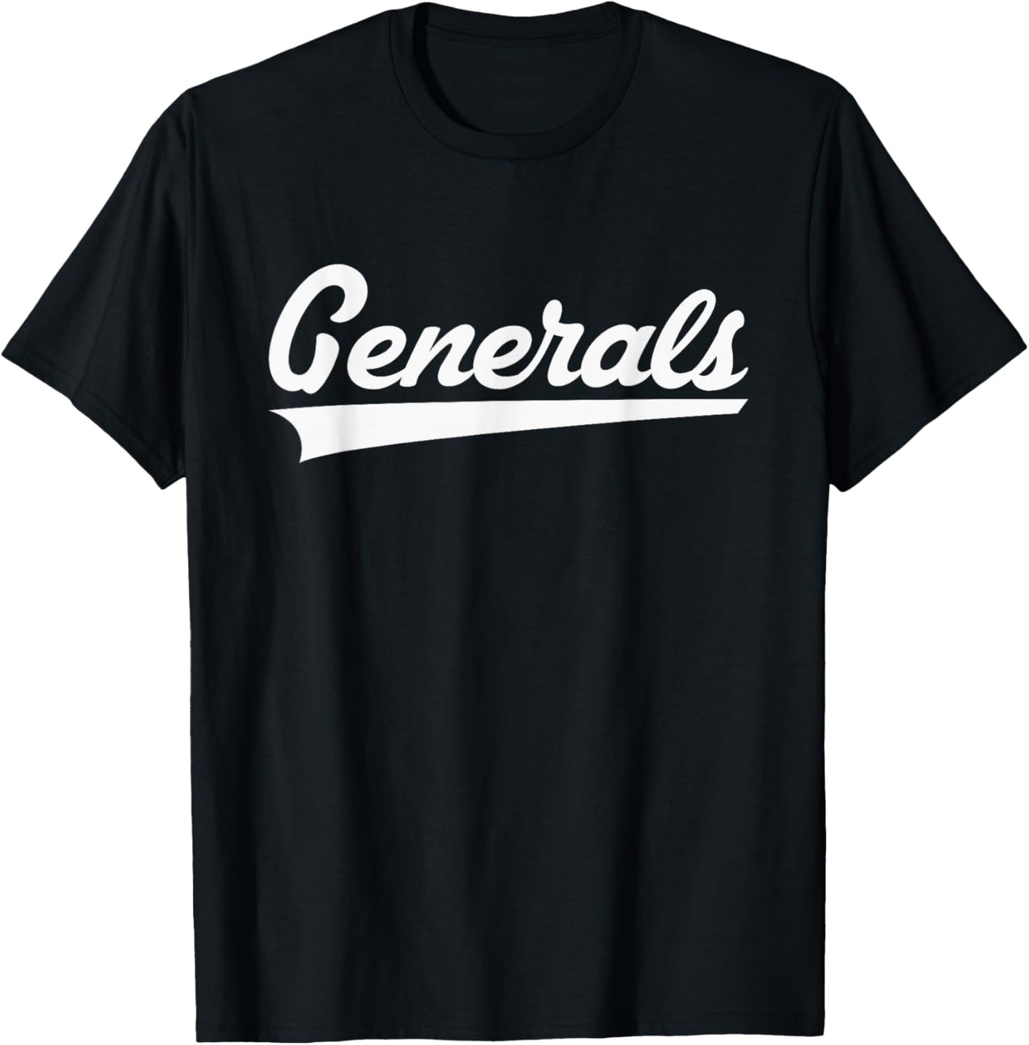 Anthony Wayne Generals Vintage Swoosh T-Shirt - T-Shirt | Black