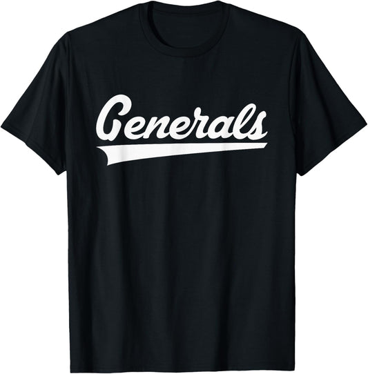 Anthony Wayne Generals Vintage Swoosh T-Shirt - T-Shirt | Black