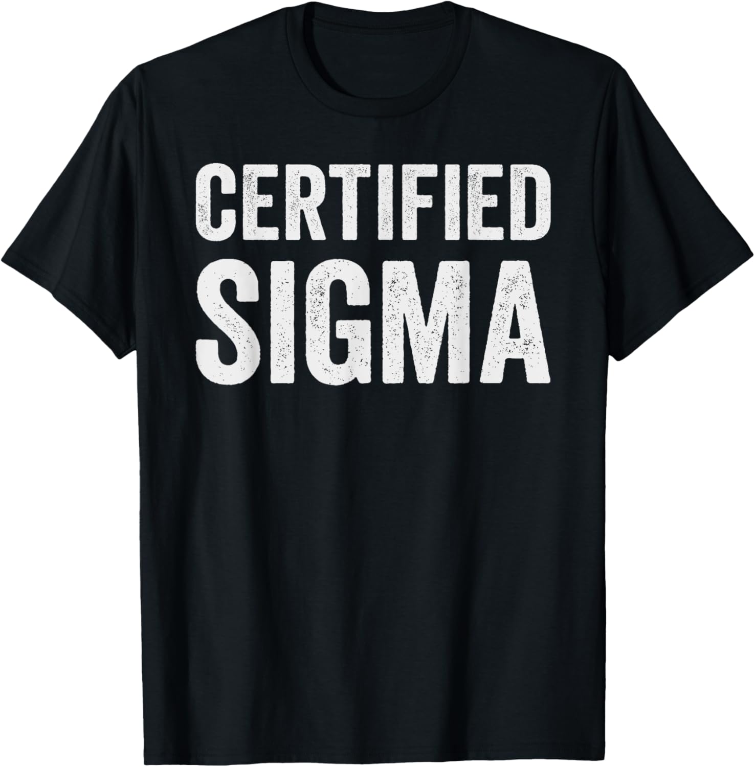 Certified Sigma T-Shirt - T-Shirt | Black