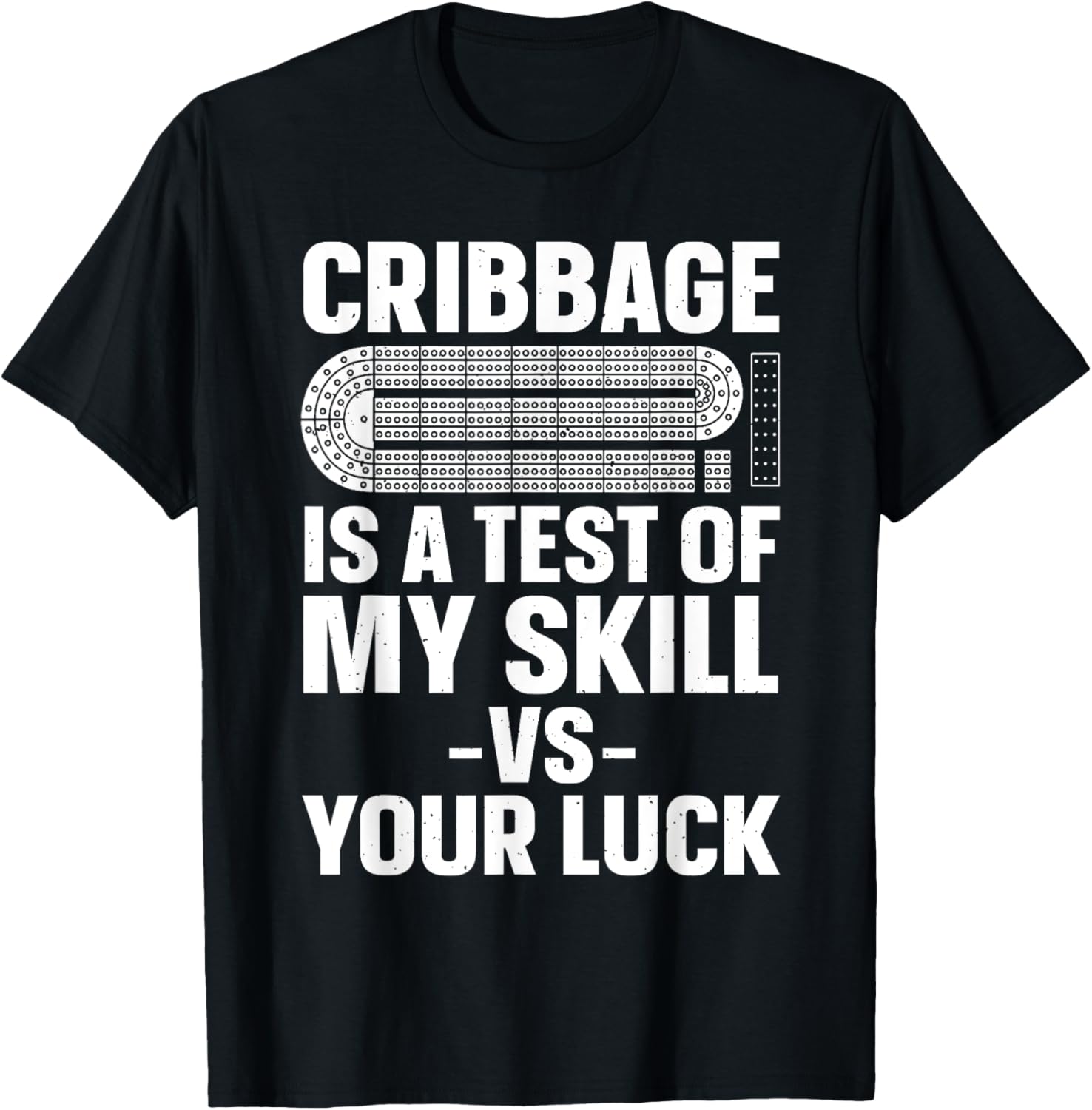 Funny Cribbage Design Women Card Game Cribbage Lover T-Shirt - T-Shirt | Black