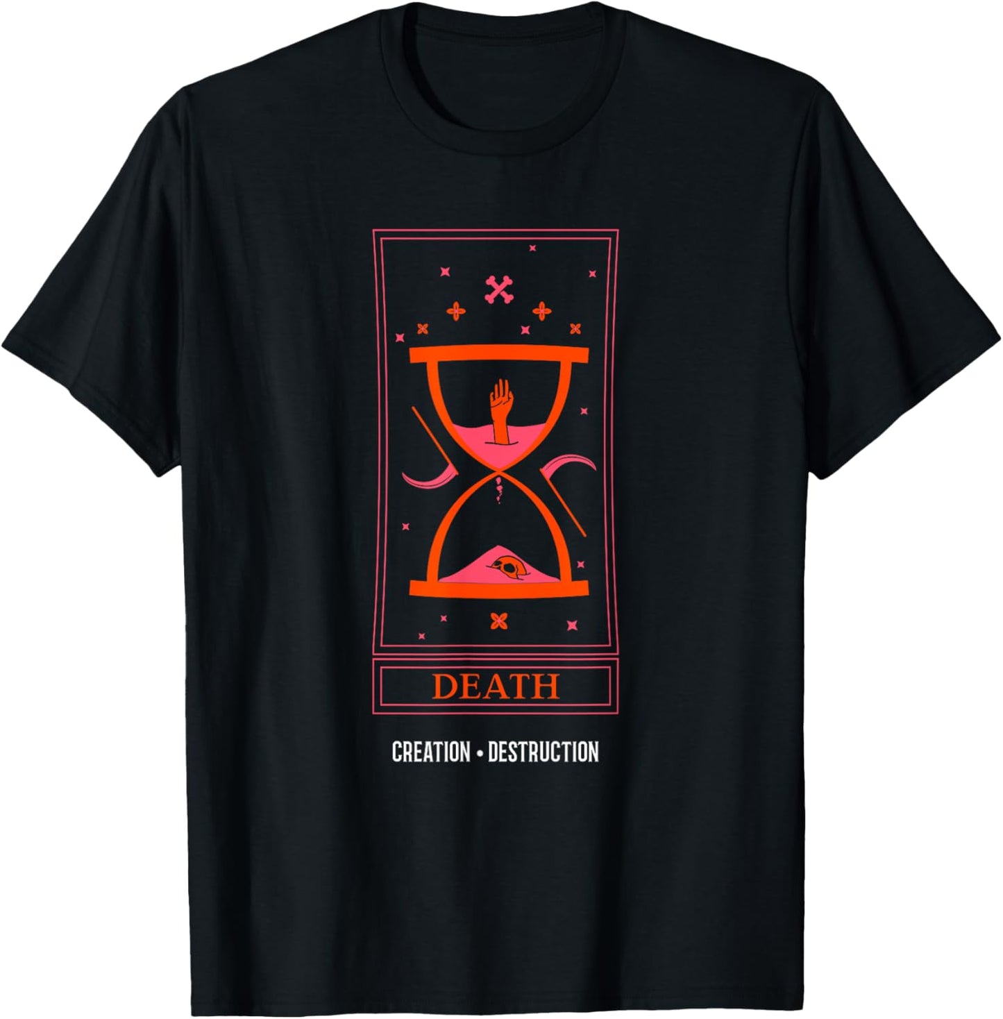 Death - Creation Destruction (Tarot Card) T-Shirt - T-Shirt | Black