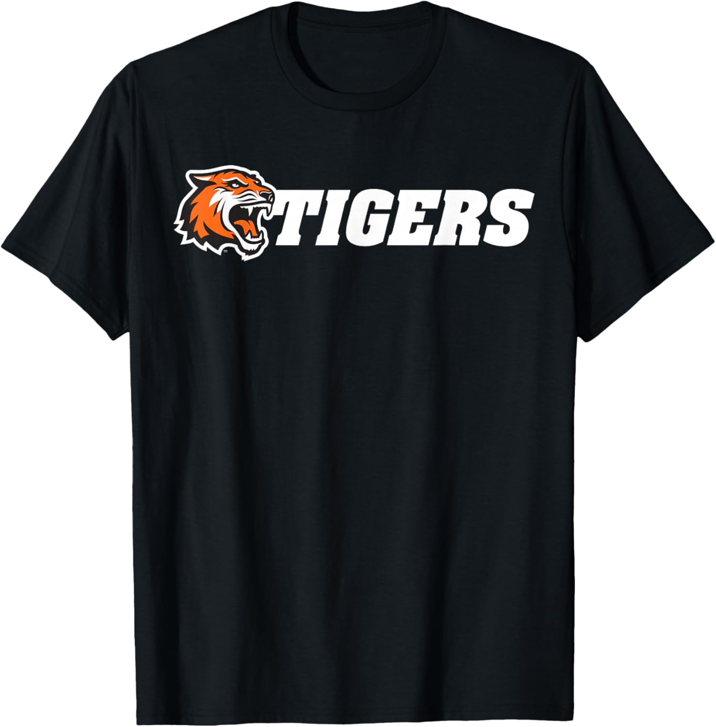 Rochester Institute of Technology RIT Tigers Logo T-Shirt - T-Shirt | Black