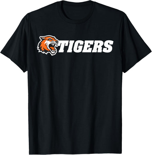 Rochester Institute of Technology RIT Tigers Logo T-Shirt - T-Shirt | Black
