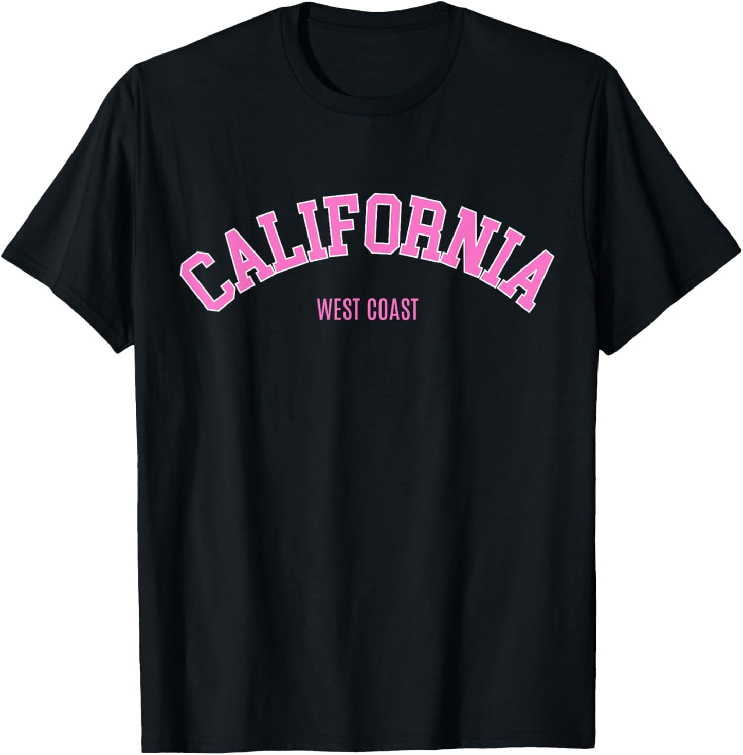 California Women's Graphic Summer Tops Vintage T-Shirt - T-Shirt | Black