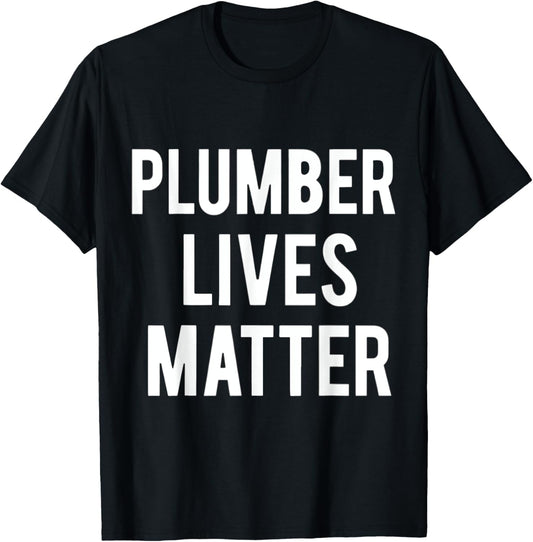 Funny Plumbing Art Men Women Master Plumber Plumbing Lovers T-Shirt - T-Shirt | Black