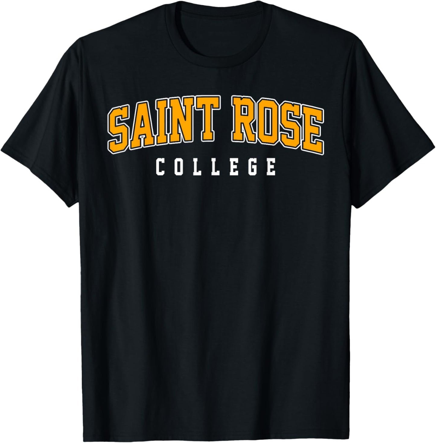The College of Saint Rose Arch Vintage Sports Design Men T-Shirt - T-Shirt | Black