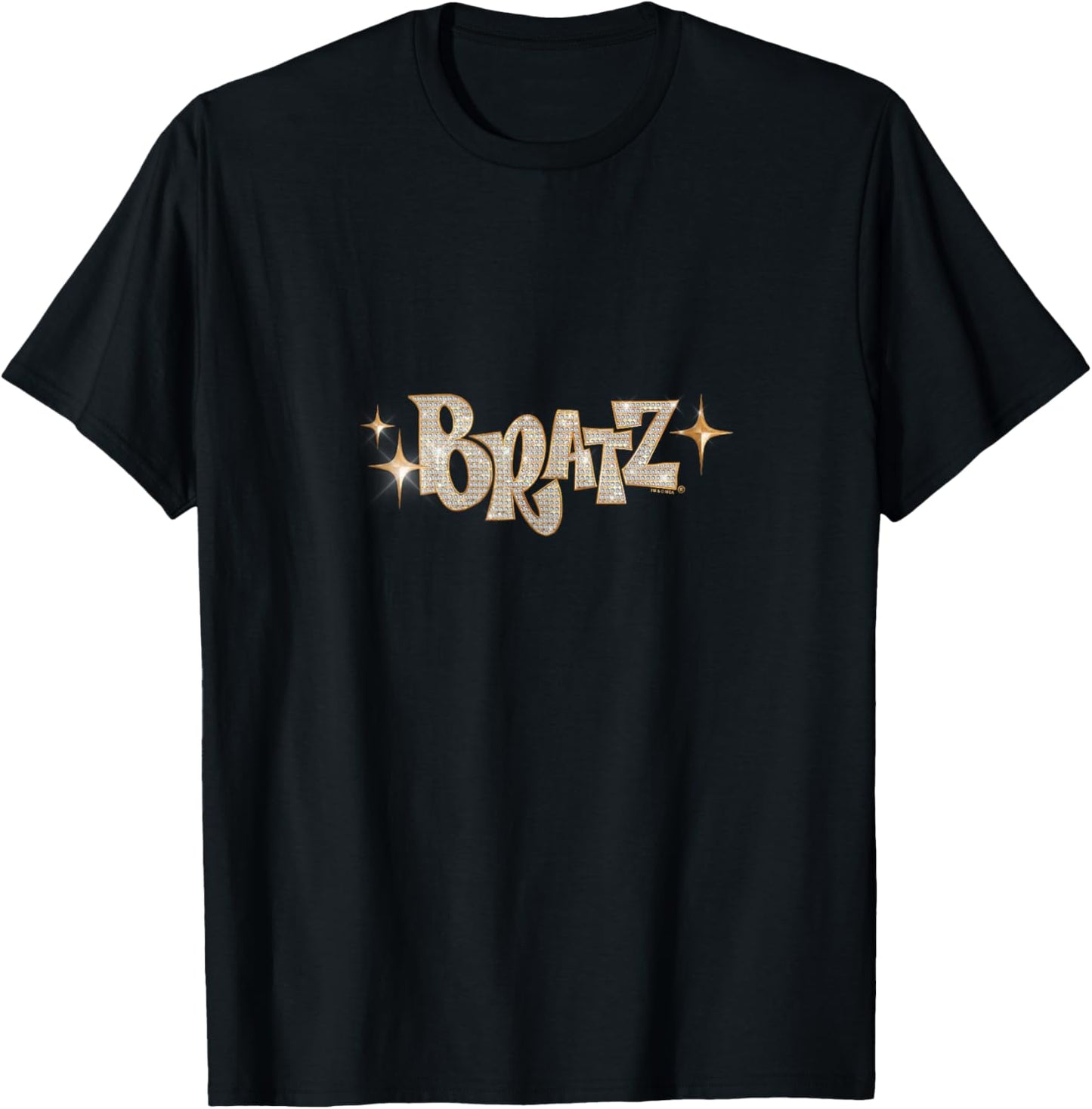 Bratz Classic Logo Bling Vintage T-Shirt - T-Shirt | Black