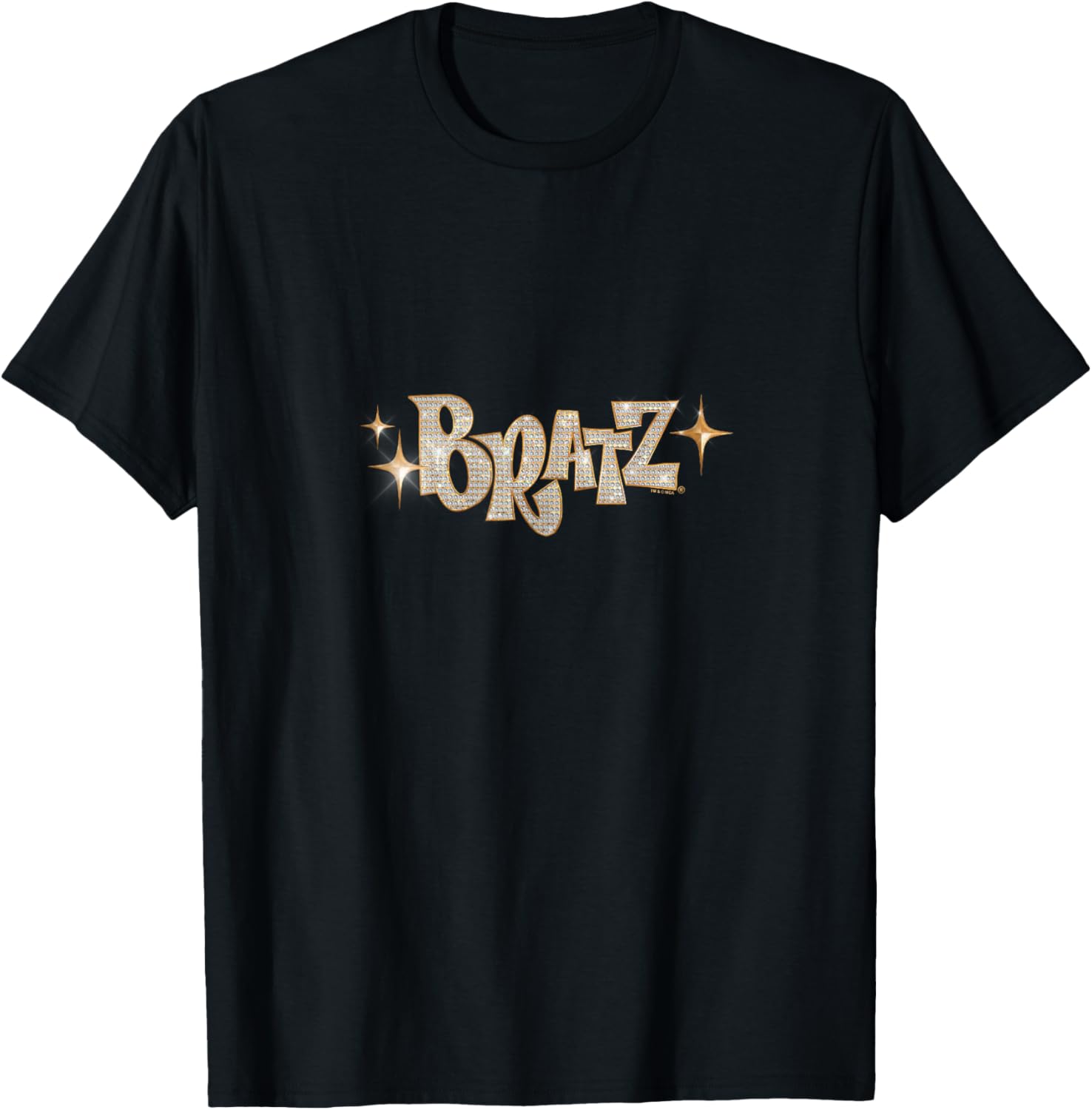 Bratz Classic Logo Bling Vintage T-Shirt - T-Shirt | Black