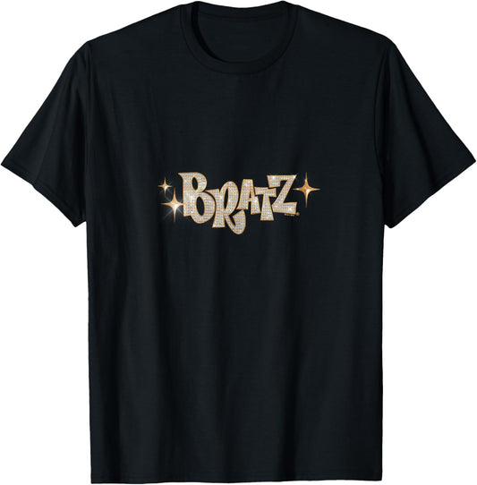 Bratz Classic Logo Bling Vintage T-Shirt - T-Shirt | Black