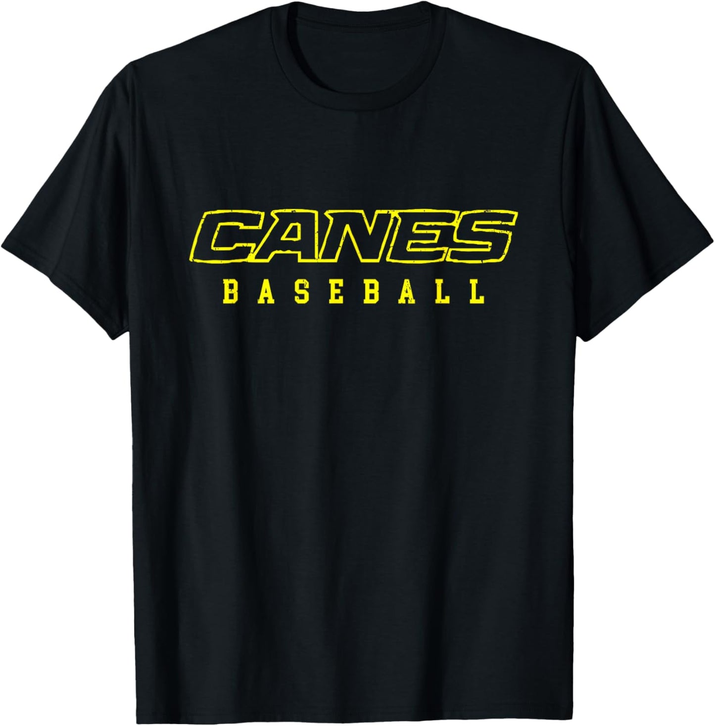 AS Canes Baseball Sports T-Shirt - T-Shirt | Black
