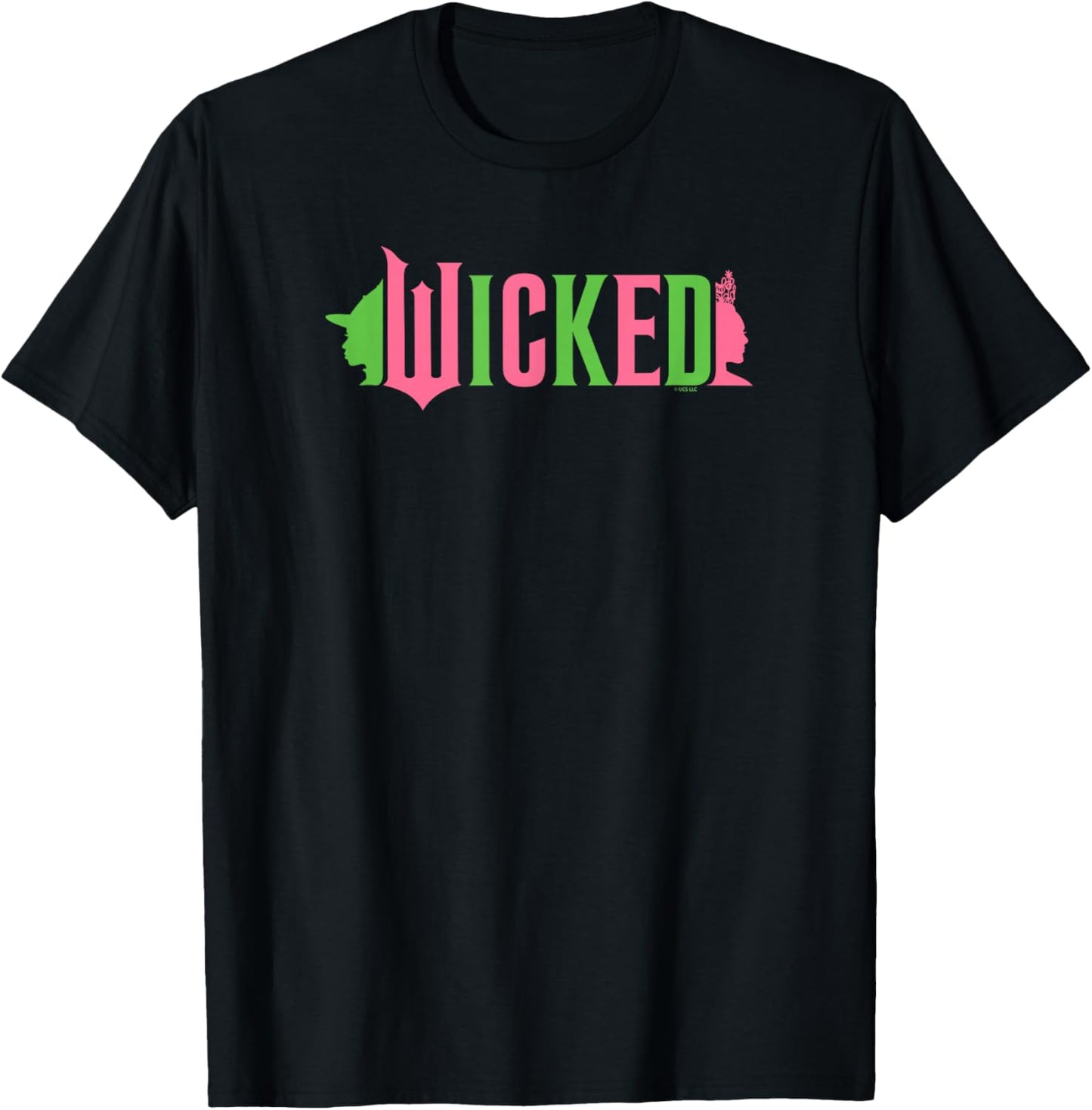 Wicked Pink & Green T-Shirt - T-Shirt | Black