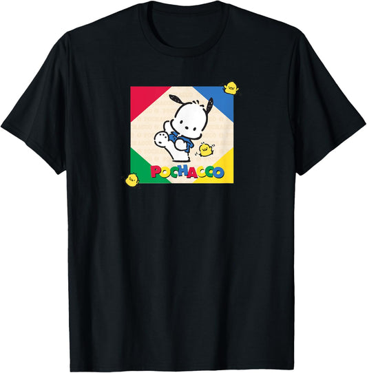 Pochacco Get Active T-Shirt - T-Shirt | Black