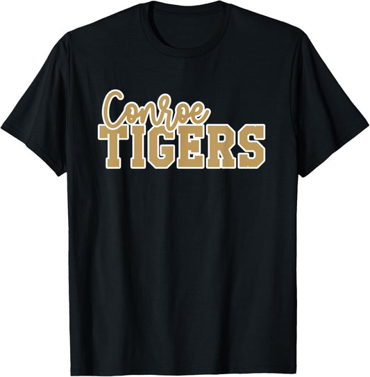 Conroe High School Tigers T-Shirt - T-Shirt | Black