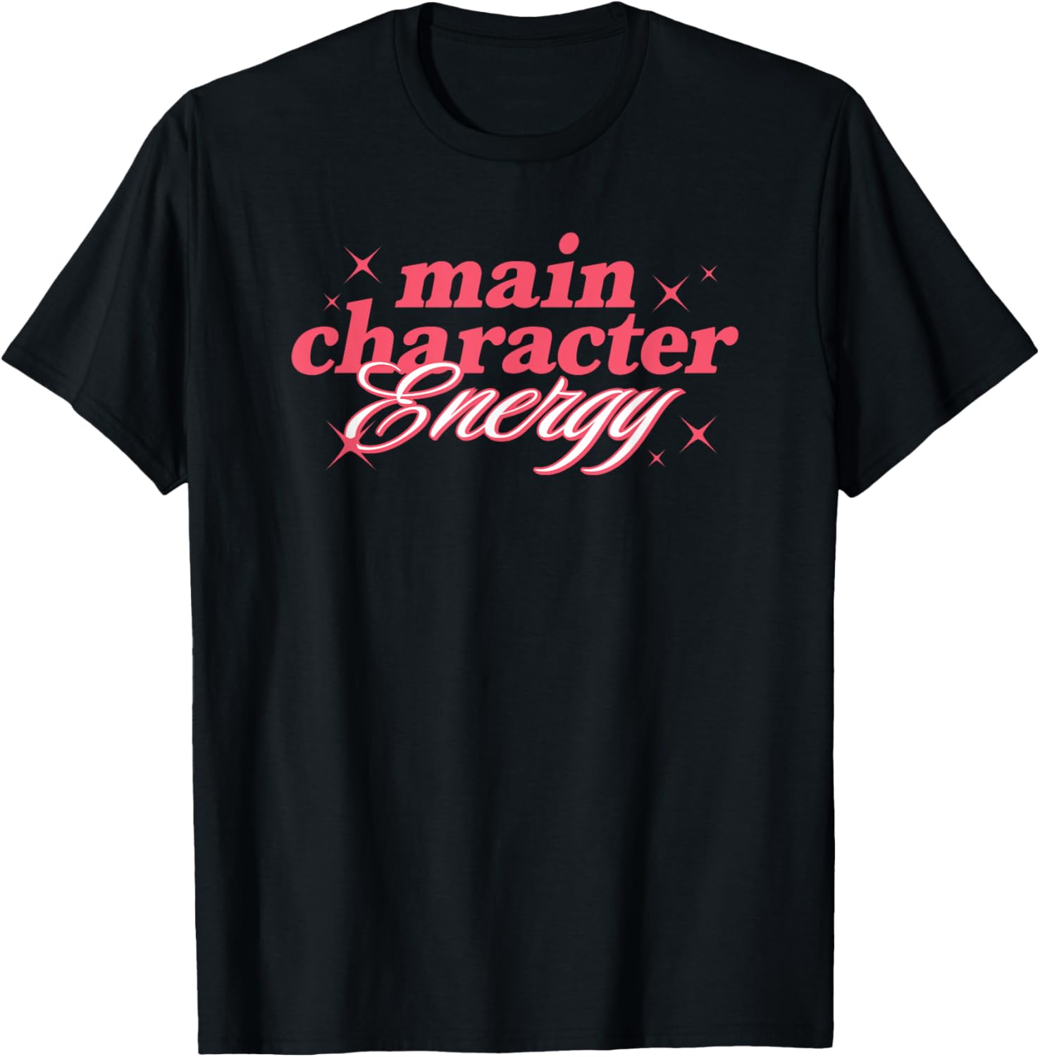 Main Character Energy Classic Halloween Graphic T-Shirt - T-Shirt | Black