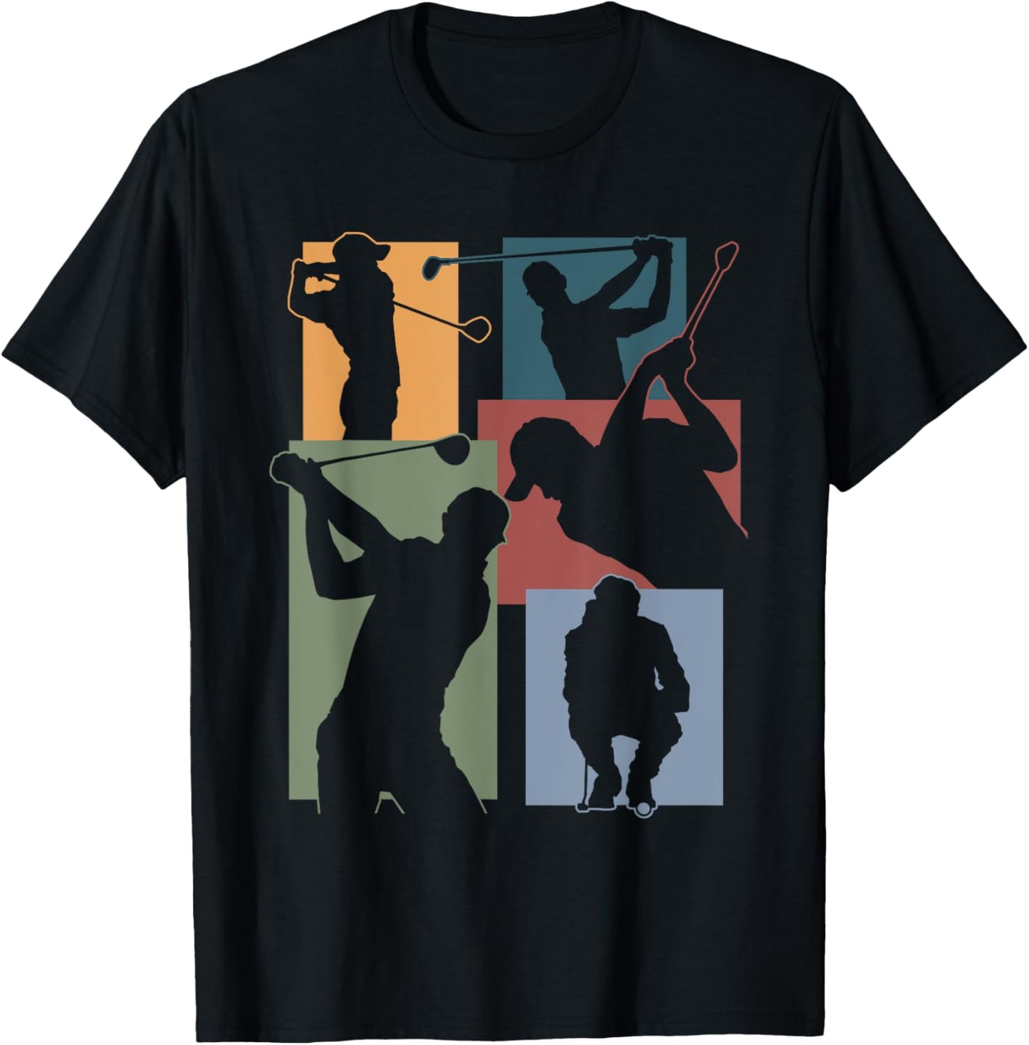 Funny Golf Player Cool Golfer Golfing Game Enthusiast Outfit T-Shirt - T-Shirt | Black