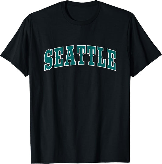 SEATTLE - Throwback Design - Classic T-Shirt - T-Shirt | Black