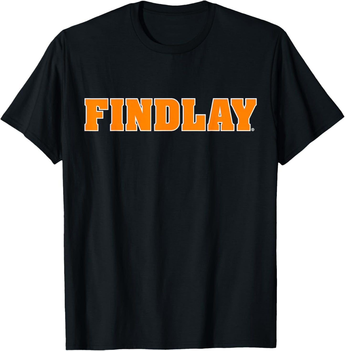 University of Findlay Oilers Block Text Logo T-Shirt - T-Shirt | Black