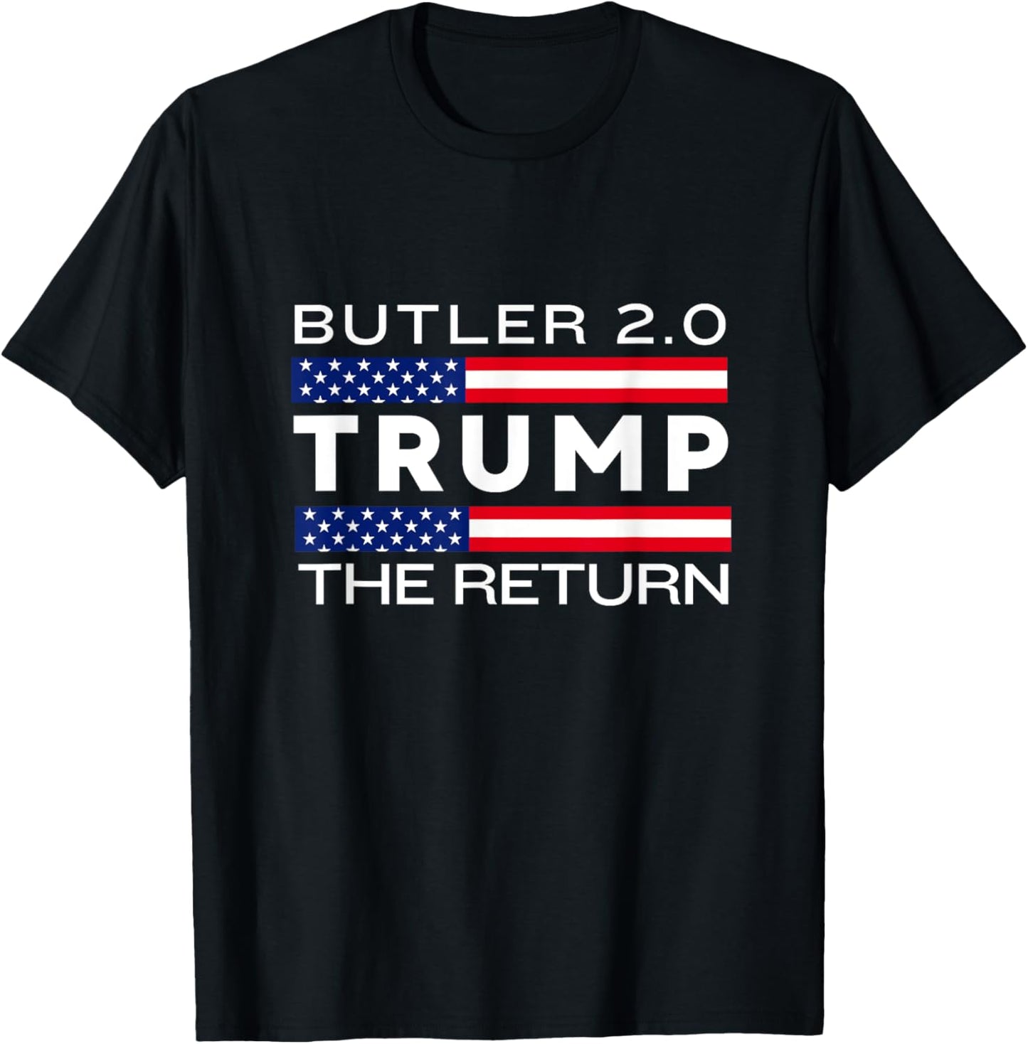 Trump Returns Butler Rally Fight Trump Elon Butler Rally 2.0 T-Shirt - T-Shirt | Black