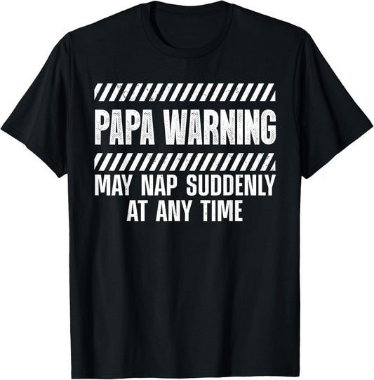 Funny Papa Art For Grandpa From Grandkids Father's Day Papa T-Shirt - T-Shirt | Black