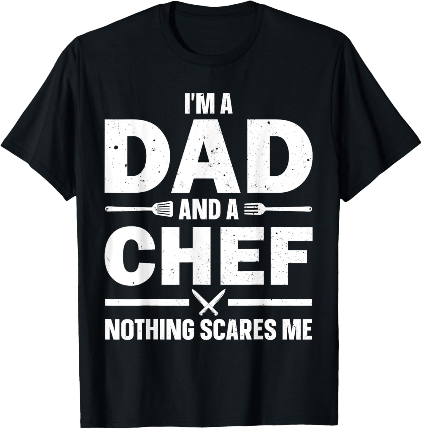 Best Chef Gift Culinary Cook Accessories & Stuff Chef Dad Art Father Male Cooking Lover Kitchen Chef T-Shirt - T-Shirt | Black