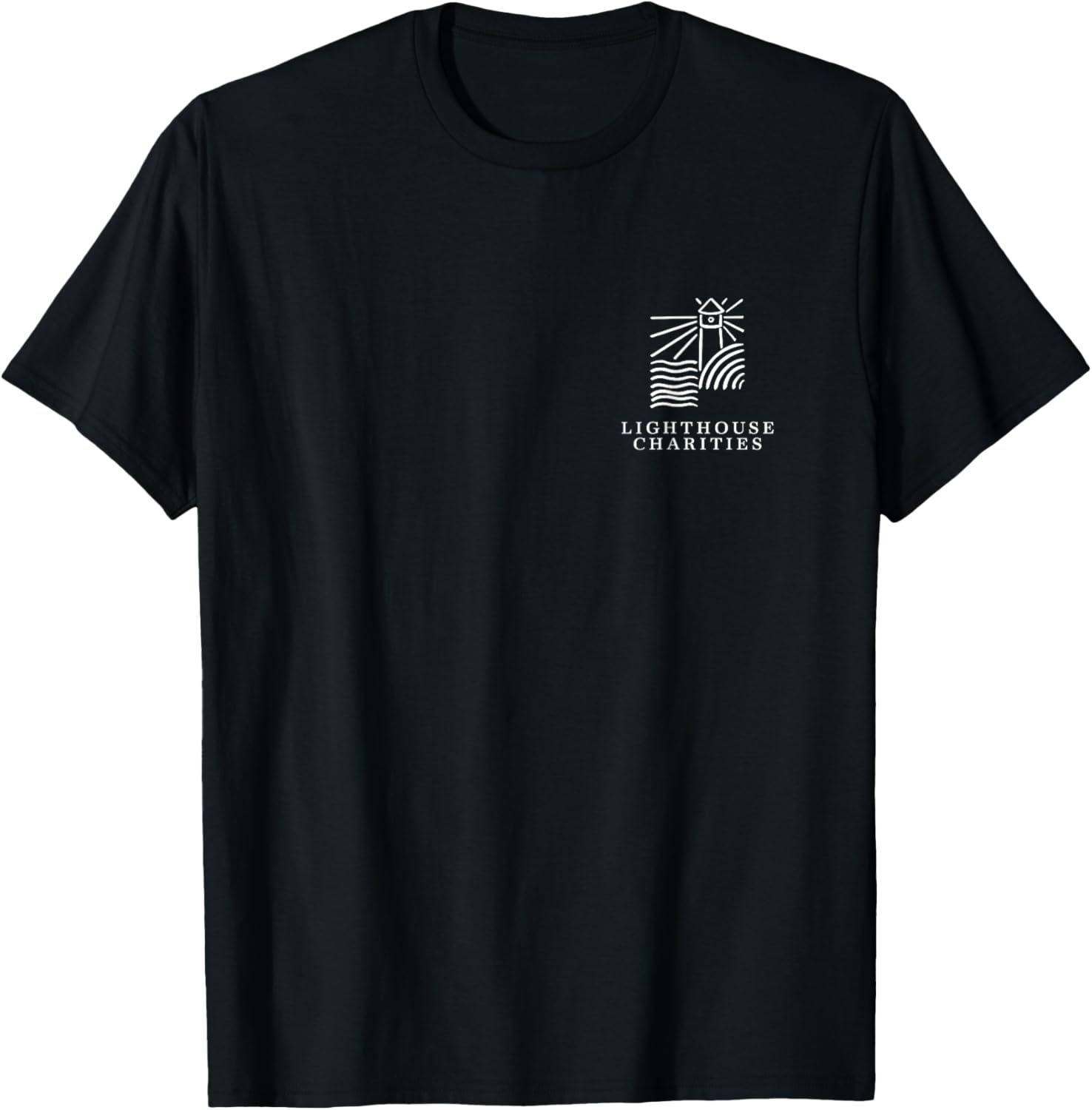 Lighthouse Updated Logo T-Shirt - T-Shirt | Black