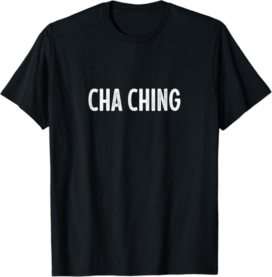 Cha Ching - Vintage Style T-Shirt - T-Shirt | Black