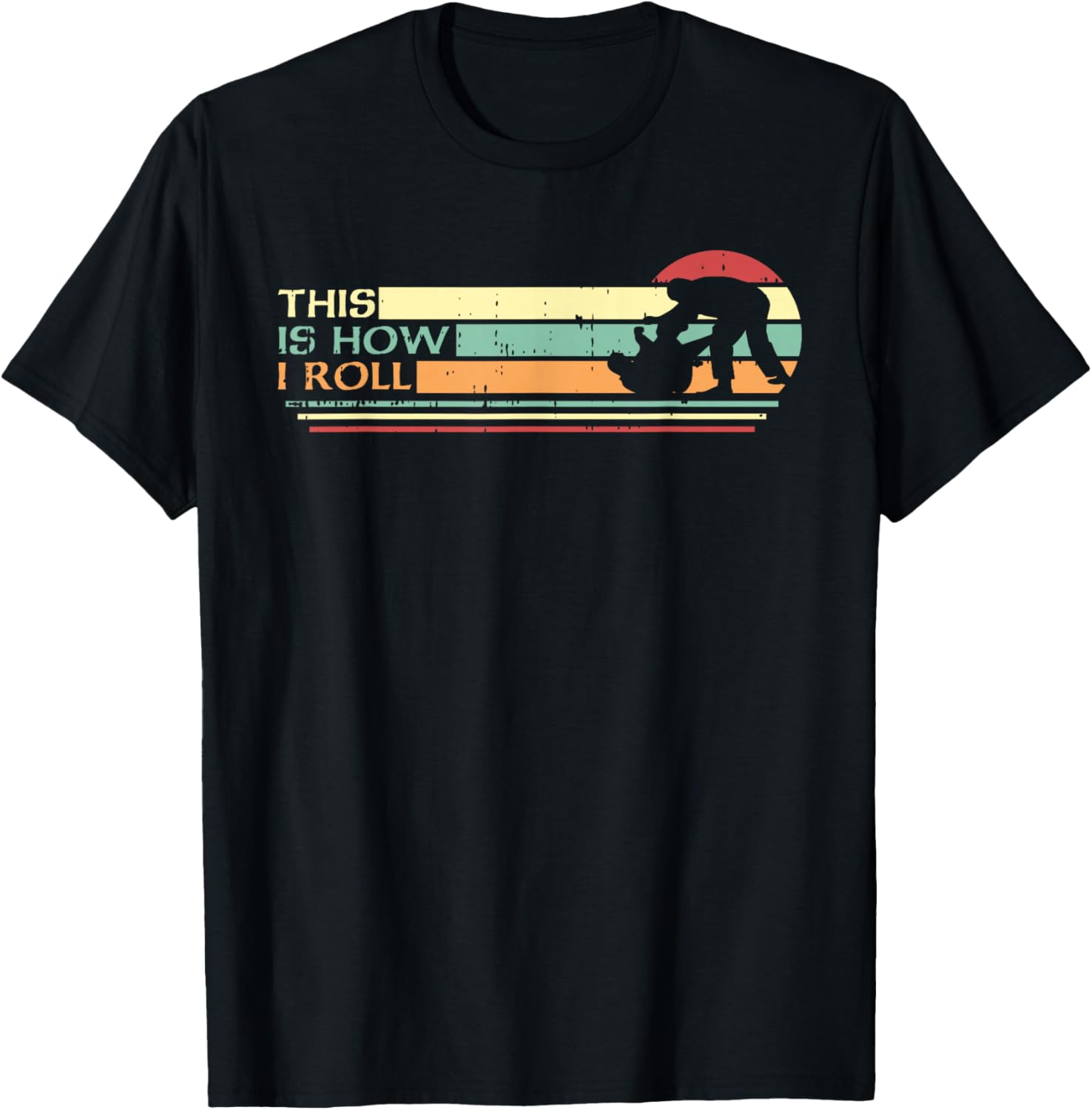 This Is How I Roll Jiu Jitsu Brazilian BJJ Martial Arts MMA T-Shirt - T-Shirt | Black
