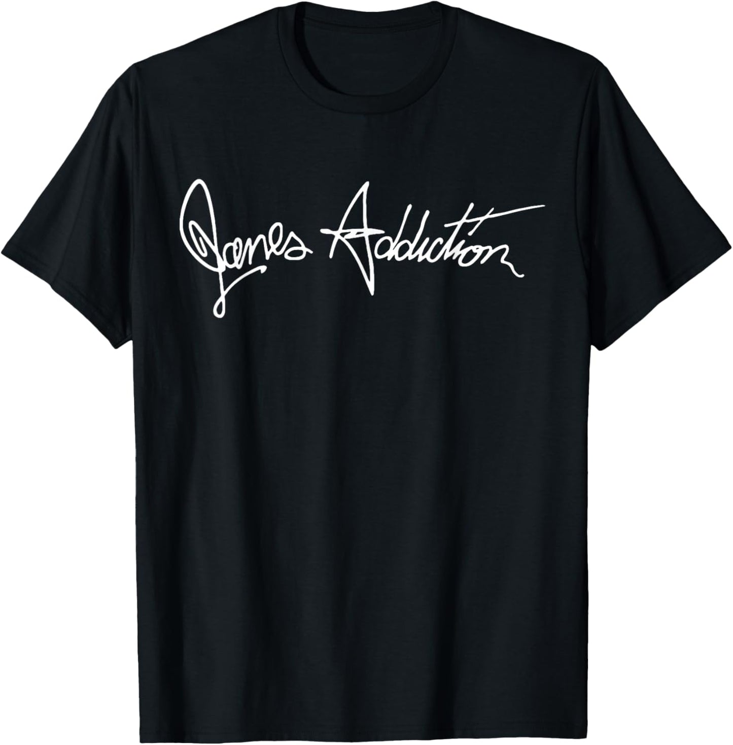 Jane’s Addiction – Classic Logo In Greys T-Shirt - T-Shirt | Black