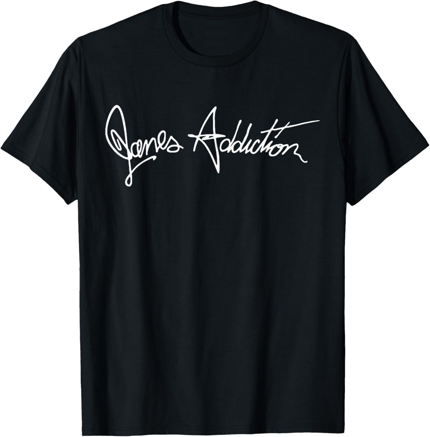 Jane’s Addiction – Classic Logo In Greys T-Shirt - T-Shirt | Black