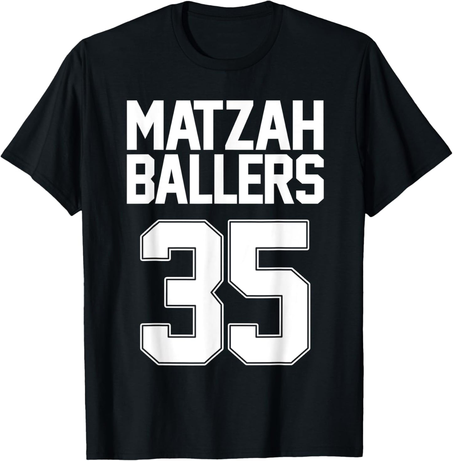Matzah Baller 3 Funny Jewish Basketball Team Matzo Balls T-Shirt - T-Shirt | Black