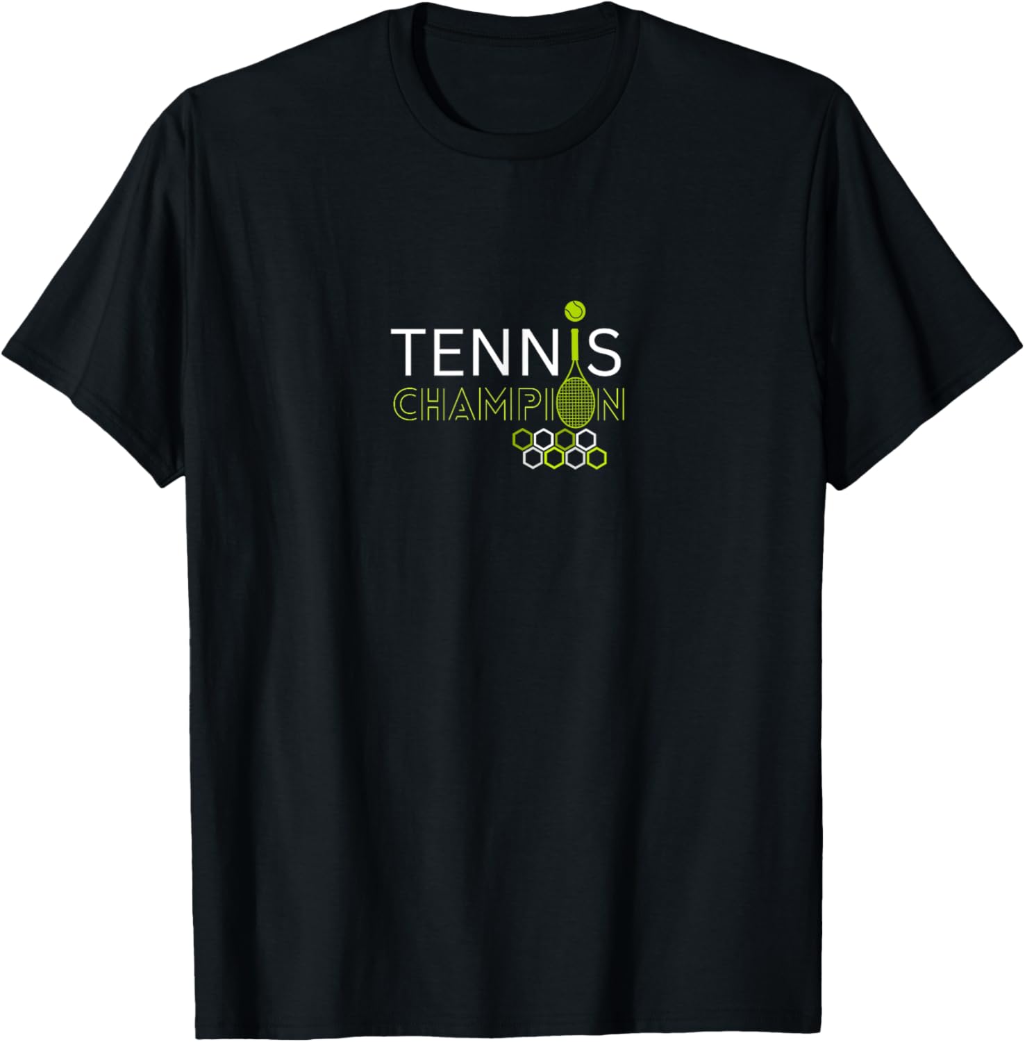 Tennis Champion T-Shirt - T-Shirt | Black